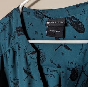 Torrid Harry Potter jade pattern top size 1